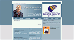 Desktop Screenshot of hipnoseericksonianajf.com.br